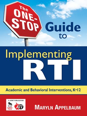 cover image of The One-Stop Guide to Implementing RTI